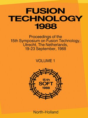 cover image of Fusion Technology 1988